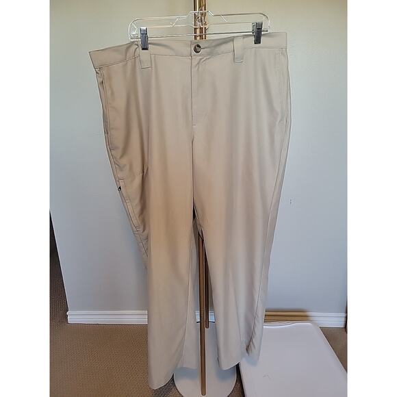 Columbia Pants Mens 40x31 Khaki Regular Fit Omni-Shield Casual Lightweight - Picture 1 of 12